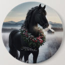 Recherche de cheval noir badges Hiver