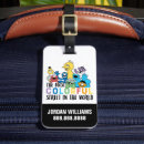 Recherche de cookie monster sesame street luggage tags Rainbol