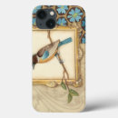 Recherche de oiseau ipad coques Bleu