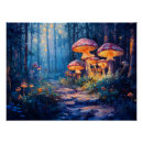 Recherche de champignons magiques posters Conte de fées