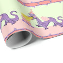 Recherche de dragons mignons papier cadeau Jeune fille