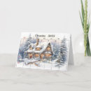 Recherche de chalets vœux cartes Hiver