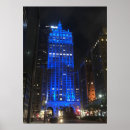 Recherche de ville la nuit posters Gratte ciel