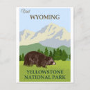 Recherche de parc national de yellowstone cartes postales Jaune