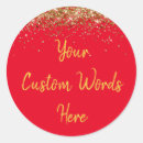 Recherche de scintillement rouge autocollants Pour tous