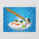 Recherche de tofu cartes postales Sushi