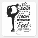 Recherche de danse sur glace autocollants Patineur