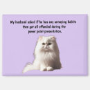 Recherche de chat blanc magnets Pour elle