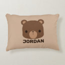 Recherche de ours brun coussins Dessin