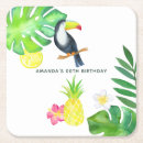 Recherche de toucans dessous de verres Tropical
