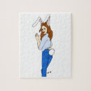 Recherche de lapins puzzles Illustration