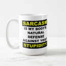 Recherche de stupidité tasses Sarcasme