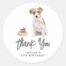 Recherche de gâteaux autocollants Merci