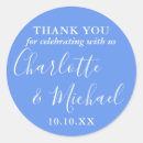 Recherche de faveur mariage autocollants Élégant et moderne