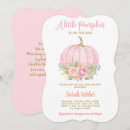 Recherche de citrouille fille invitations Rose