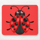 Recherche de coccinelle rouge tapis souris Dessin