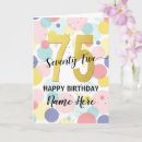 Recherche de de 75 ans anniversaire cartes Élégant