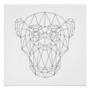 Recherche de singe art Noir