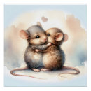 Recherche de souris posters Aquarelle