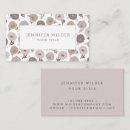 Recherche de fleurs violettes cartes visite Customer