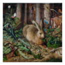 Recherche de lièvre art Vintage