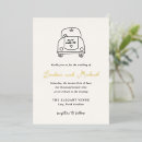 Recherche de voiture mariage invitations Moderne
