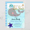 Recherche de nautical baby shower invitations Baleine