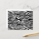 Recherche de zèbre noir et blanc cartes postales Animaux sauvages