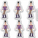 Recherche de pierre noire autocollants Violet