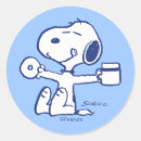 Recherche de le bonheur autocollants Snoopy