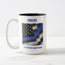 Recherche de flics tasses Ligne bleue mince
