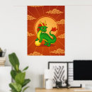 Recherche de dragon vert posters Mignon