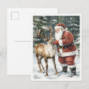 Recherche de père noël nostalgique cartes postales Hiver