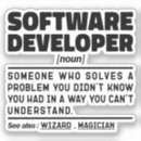 Recherche de code binaire autocollants Technologie