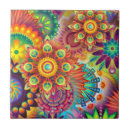 Recherche de mandala coloré carreaux Mandalas