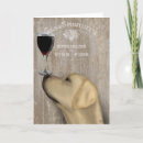 Recherche de wine lover vœux cartes Dogs and wine