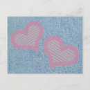 Recherche de jeans denim cartes postales Coeur