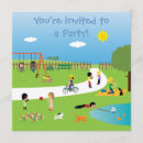 Recherche de animaux de bande dessinée invitations Pour enfants