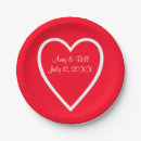 Recherche de mariage assiettes en papier Blanc