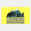 Recherche de personne âgée autocollants Humour