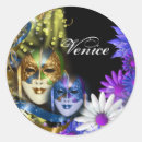 Recherche de masque de venise autocollants Mascarade