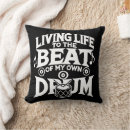 Recherche de tambour coussins Batteur