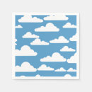 Recherche de nuage serviettes Bleu et blanc