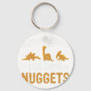 Recherche de nuggets porteclés Poulet de dessin animé