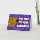 Recherche de scooby doo vœux cartes Effrayé