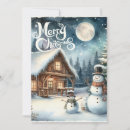 Recherche de flocon neige vœux cartes Vintage