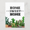 Recherche de home sweet home cartes postales Cactus