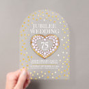 Recherche de jubilé de diamant invitations Invités