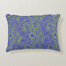 Recherche de motif floral bleu coussins Fleur