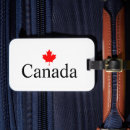 Recherche de érable canadien bagages étiquettes Drapeau du canada